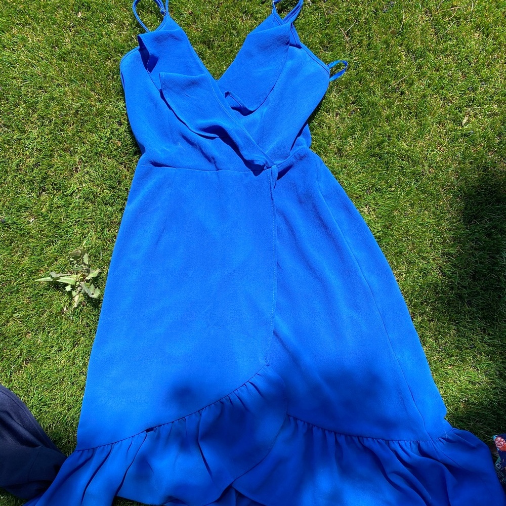 Blue dress